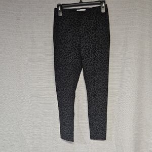 Skinnygirl Black Leopard Print Skinny Pants